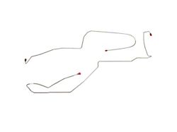 Fine Lines Intermediate Brake Line Kit; Steel (98-02 Camaro w/o Traction Control)