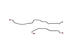 Fine Lines Rear Axle Brake Line Kit; Stainless (98-02 Camaro w/ Traction Control)
