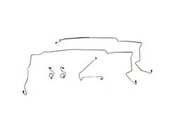 Fine Lines Front Brake Line Kit; Steel (84-86 Mustang SVO)