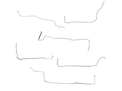 Fine Lines Fuel Line Kit; Stainless (96-98 Mustang GT)