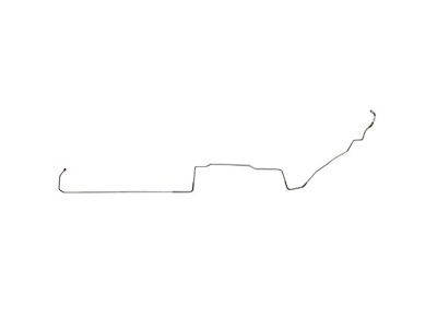 Fine Lines Intermediate Brake Line Kit; Stainless (83-86 5.0L Mustang w/ Subframe Connectors)