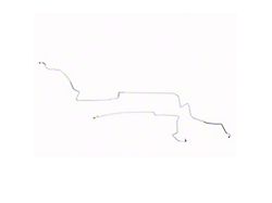 Fine Lines Intermediate Brake Line Kit; Stainless (87-93 Mustang w/o Subframe Connectors)