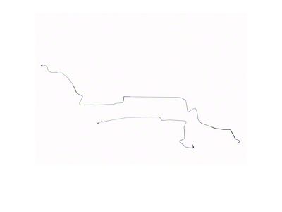 Fine Lines Intermediate Brake Line Kit; Stainless (87-93 Mustang w/o Subframe Connectors)