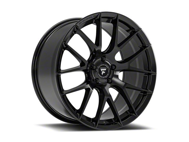 Fittipaldi 360B Gloss Black Wheel; Rear Only; 20x10 (05-09 Mustang)