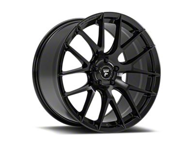 Fittipaldi 360B Gloss Black Wheel; Rear Only; 20x10 (05-09 Mustang)