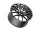 Fittipaldi 360BS Brushed Silver Wheel; Rear Only; 20x10 (05-09 Mustang)
