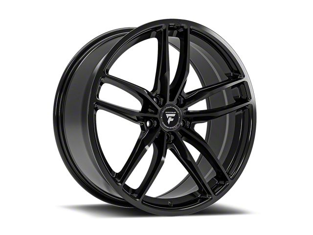 Fittipaldi 361B Gloss Black Wheel; 20x8.5 (05-09 Mustang)