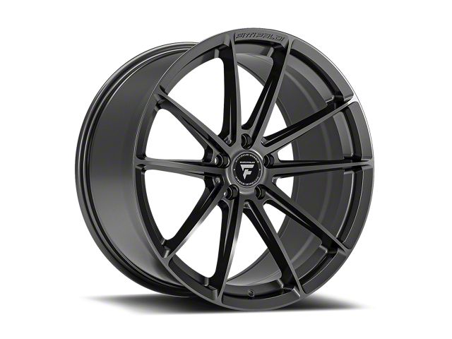 Fittipaldi 362G Gloss Graphite Wheel; Rear Only; 20x10 (05-09 Mustang)