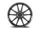 Fittipaldi 362G Gloss Graphite Wheel; Rear Only; 20x10 (05-09 Mustang)