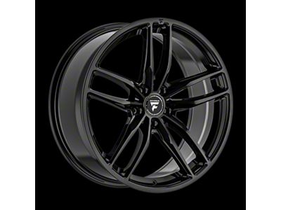 Fittipaldi 361 Gloss Black Wheel; 18x8; 30mm Offset (10-15 Camaro, Excluding ZL1)