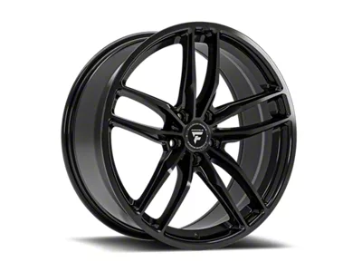 Fittipaldi 361B Gloss Black Wheel; 18x8 (10-15 Camaro LS, LT)
