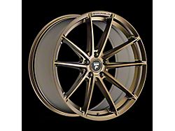 Fittipaldi 362 Satin Bronze Wheel; Rear Only; 20x10; 42mm Offset (10-15 Camaro, Excluding ZL1)