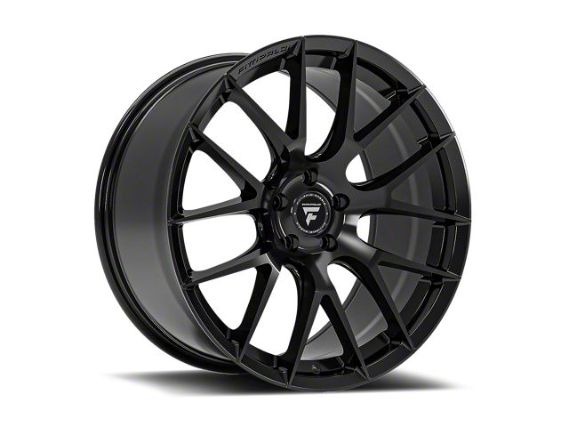 Fittipaldi 360B Gloss Black Wheel; Rear Only; 20x10 (10-14 Mustang)