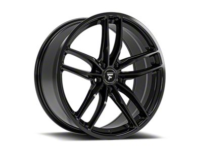 Fittipaldi 361B Gloss Black Wheel; 18x8 (10-14 Mustang)