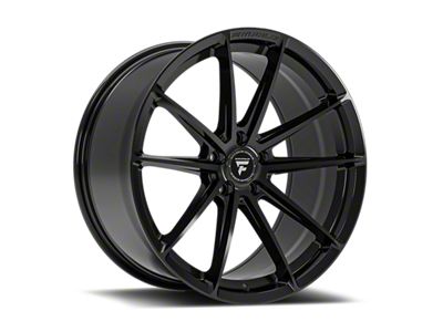 Fittipaldi 362B Gloss Black Wheel; Rear Only; 20x10 (10-14 Mustang)