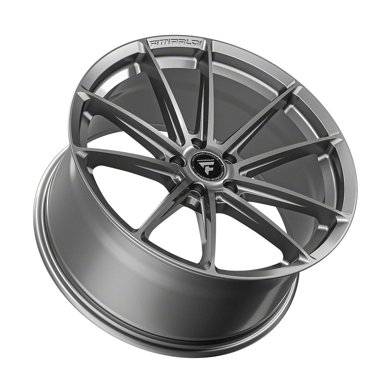 Fittipaldi Mustang 362 Brushed Silver Wheel; Rear Only