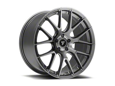 Fittipaldi 360BS Brushed Silver Wheel; 19x8.5 (2024 Mustang)