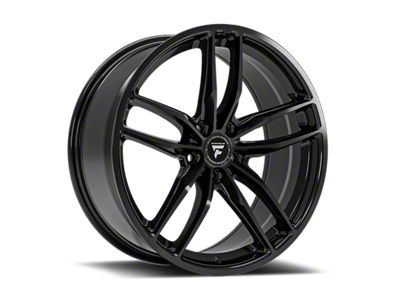 Fittipaldi 361B Gloss Black Wheel; 18x8 (2024 Mustang)