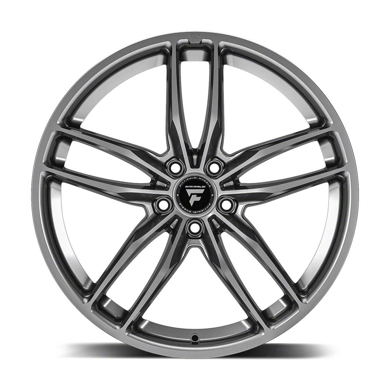 Fittipaldi Mustang 361 Brushed Silver Wheel; 20x8.5; 38mm