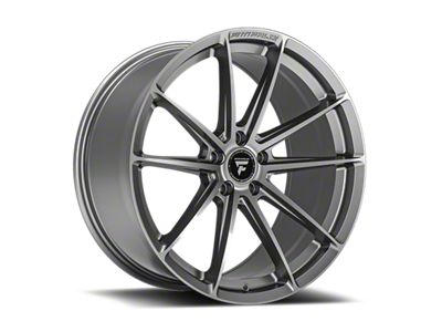Fittipaldi 362S Brushed Silver Wheel; Rear Only; 20x10 (2024 Mustang)