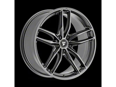 Fittipaldi 361 Gloss Graphite Wheel; 20x8.5; 32mm Offset (16-24 Camaro, Excluding SS w/ 6-Piston Front Calipers & ZL1)