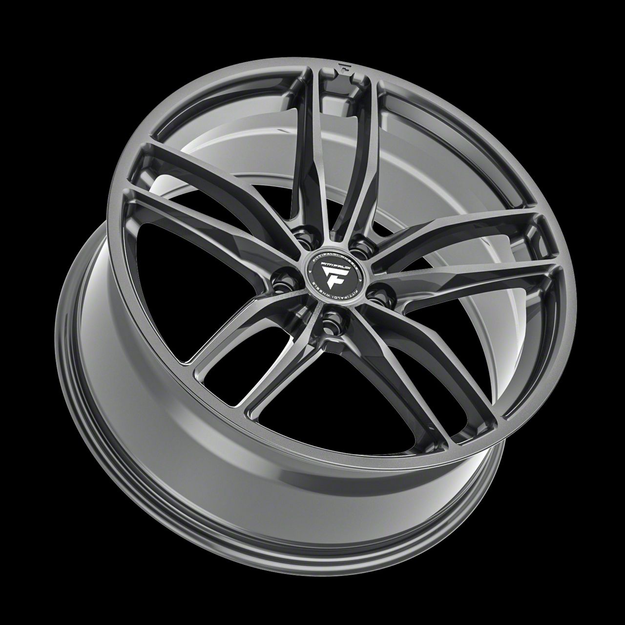 Fittipaldi Camaro 361 Gloss Graphite Wheel; 20x8.5; 32mm Offset