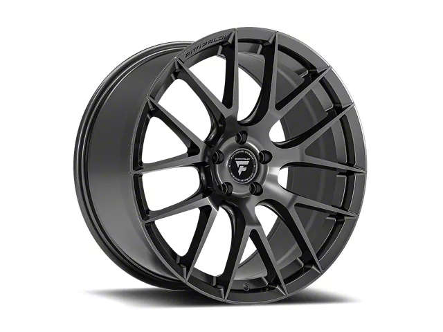 Fittipaldi 360G Gloss Graphite Wheel; 19x8.5 (15-23 Mustang GT, EcoBoost, V6)