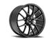 Fittipaldi 360G Gloss Graphite Wheel; Rear Only; 20x10 (15-23 Mustang GT, EcoBoost, V6)