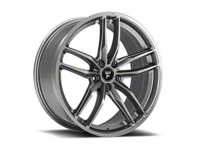 Fittipaldi 361 Brushed Silver Wheel; 18x8; 35mm Offset (15-23 Mustang GT, EcoBoost, V6)