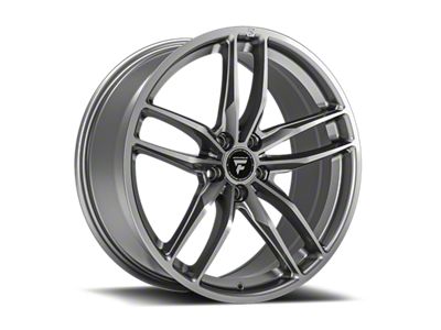 Fittipaldi 361S Brushed Silver Wheel; 18x8 (15-23 Mustang GT, EcoBoost, V6)