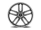 Fittipaldi 361S Brushed Silver Wheel; 18x8 (15-23 Mustang GT, EcoBoost, V6)