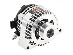 Flaming River Billet HD Amp High Output Alternator; 170 Amp; Polished (97-13 Corvette C5 & C6)
