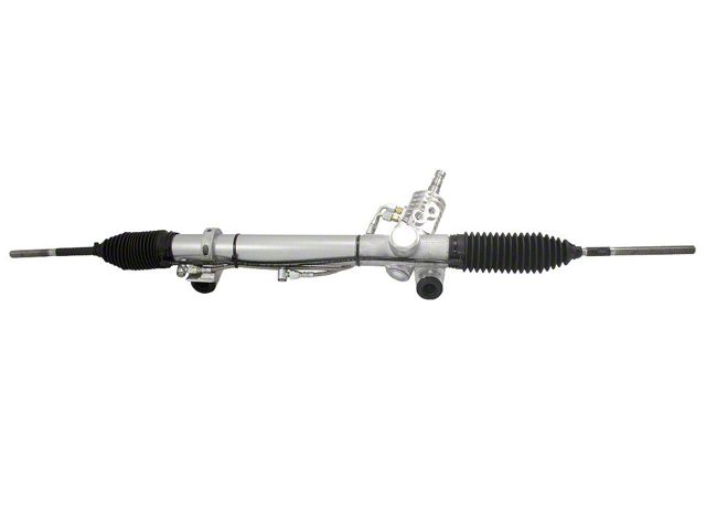 Flaming River Billet-Power Rack and Pinion with 15.50-Inch Mounting; Not Powdercoated (79-93 Mustang)
