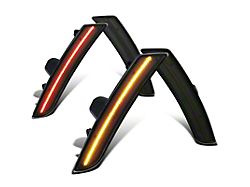 Flashtech LED Side Marker Light Set; Smoked (16-23 Camaro)