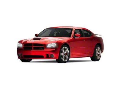 Flashtech 6-Ring LED Halo Headlight Kit; White (06-10 Charger)