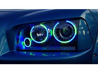 Flashtech Charger ColorChase LED Halo Fog Light Kit; RGB DO-CR0510-CCF (06-10 Charger) - Free Shipping Flashtech Charger ColorChase LED Halo Fog Light Kit; RGB DO-CR0510-CCF (06-10 Charger) - Free Shipping