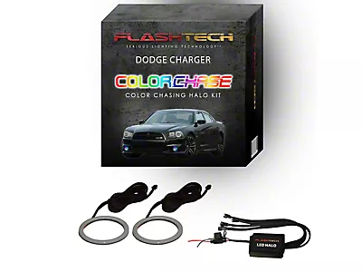 Flashtech Charger V.3 Fusion Color Change LED Halo Fog Light Kit; RGB CR45461 (11-14 Charger) - Free Shipping Flashtech Charger V.3 Fusion Color Change LED Halo Fog Light Kit; RGB CR45461 (11-14 Charger) - Free Shipping