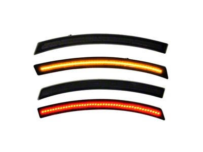 Flashtech LED Side Marker Light Set; Smoked (14-19 Corvette C7)