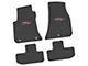 FLEXTREAD Factory Floorpan Fit Custom Vintage Scene Front and Rear Floor Mats with Pink 2015 R/T Insert; Black (11-23 RWD Challenger)