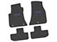 FLEXTREAD Factory Floorpan Fit Custom Vintage Scene Front and Rear Floor Mats with Purple T/A Insert; Black (11-23 RWD Challenger)