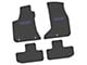 FLEXTREAD Factory Floorpan Fit Custom Vintage Scene Front and Rear Floor Mats with Purple GT Insert; Black (17-23 AWD Challenger)