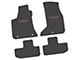 FLEXTREAD Factory Floorpan Fit Custom Vintage Scene Front and Rear Floor Mats with Pink Challenger Script Insert; Black (17-23 AWD Challenger)
