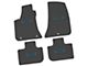 FLEXTREAD Factory Floorpan Fit Custom Vintage Scene Front and Rear Floor Mats with Dark Blue 2015 R/T Insert; Black (11-23 RWD Charger)