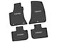 FLEXTREAD Factory Floorpan Fit Custom Vintage Scene Front and Rear Floor Mats with Silver HEMI Insert; Black (11-23 RWD Charger)