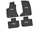 FLEXTREAD Factory Floorpan Fit Custom Vintage Scene Front and Rear Floor Mats with White 2015 R/T Insert; Black (11-23 AWD Charger)