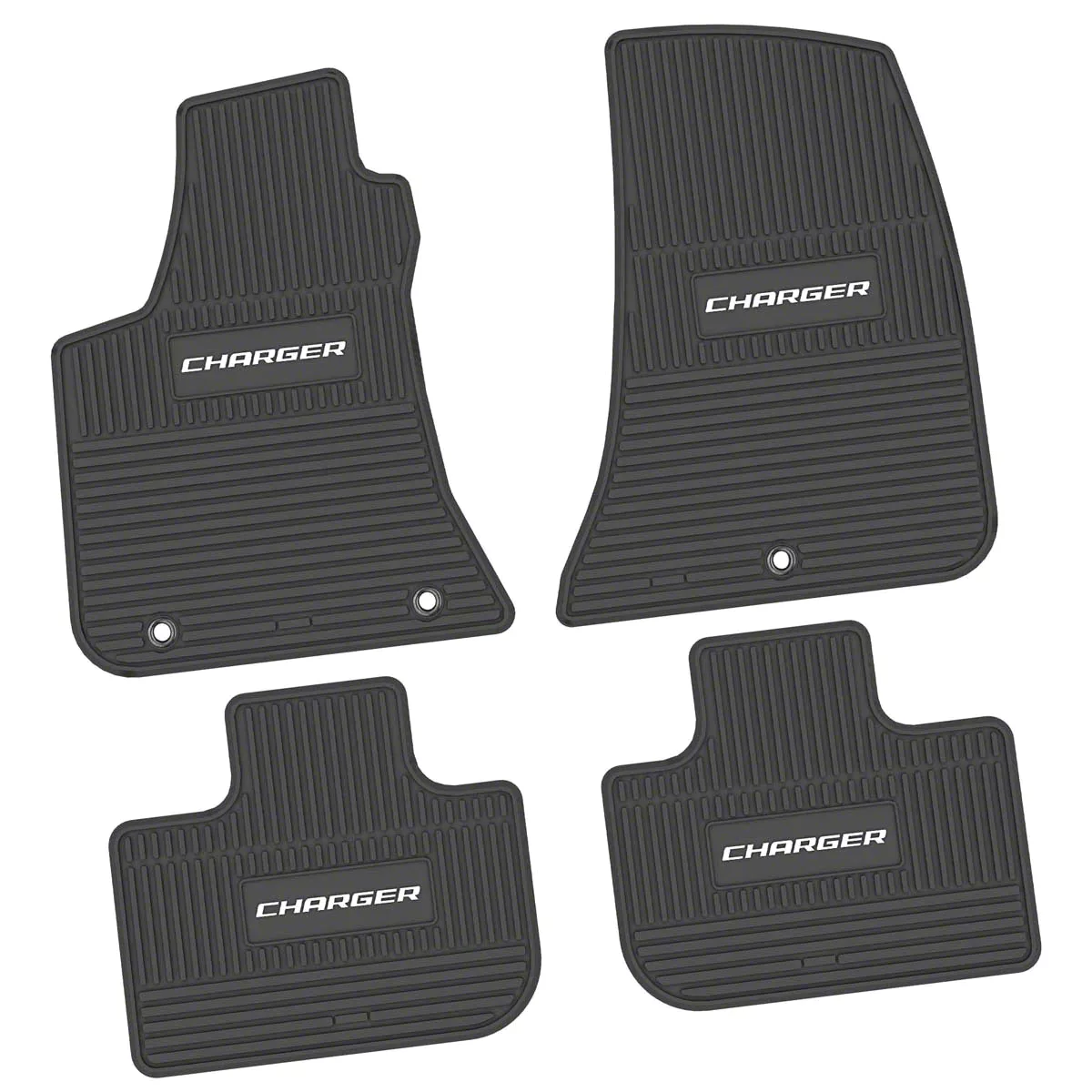 Charger Factory Floorpan Fit Custom Vintage Scene Front and Rear Floor Mats with Yellow GT Insert Black 11 23 AWD Charger Free Shipping