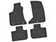 FLEXTREAD Factory Floorpan Fit Custom Vintage Scene Front and Rear Floor Mats with Dark Blue Charger Insert; Black (11-23 AWD Charger)