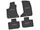 FLEXTREAD Factory Floorpan Fit Custom Vintage Scene Front and Rear Floor Mats with Pink Charger Insert; Black (11-23 AWD Charger)
