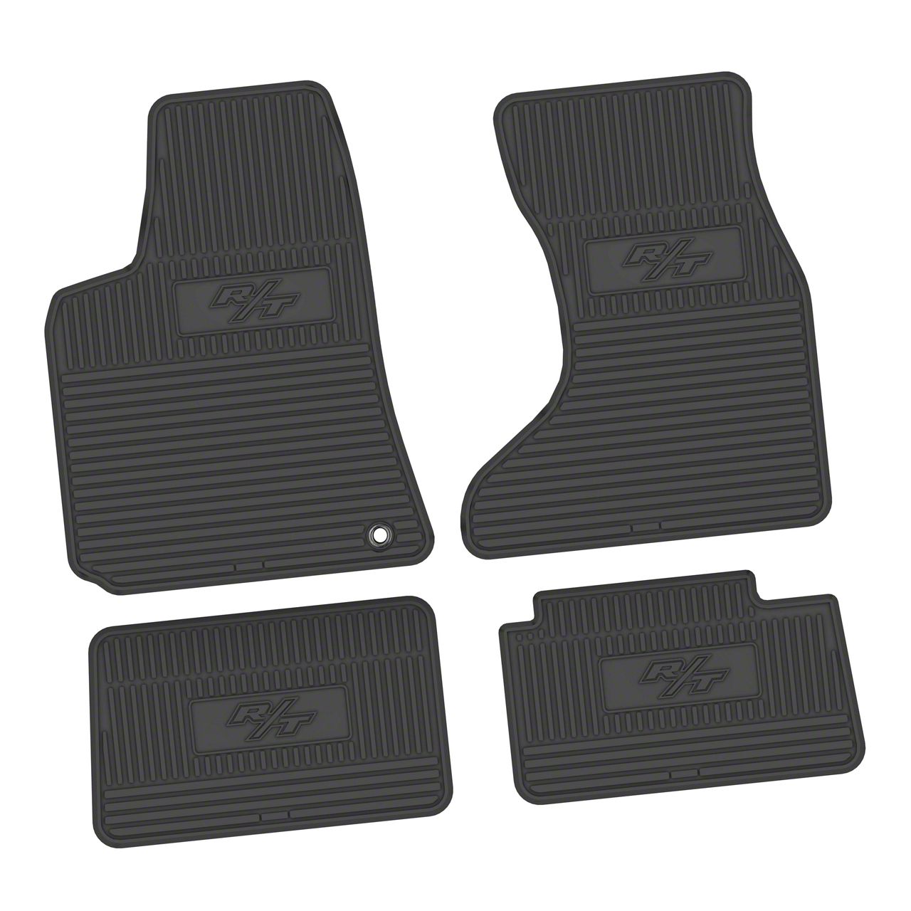 thumbnail image 2 of Black Nylon Floor Mats For 2006-2010 Dodge Charger Sedan – 4-Piece Set (Front & Rear), Direct Replacement 2 of 4