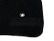 Lloyd Front and Rear Floor Mats with 5.0 Logo; Black (79-93 Mustang)